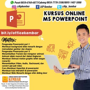 PROMO KURSUS ONLINE MS PPT MATERI KURSUS